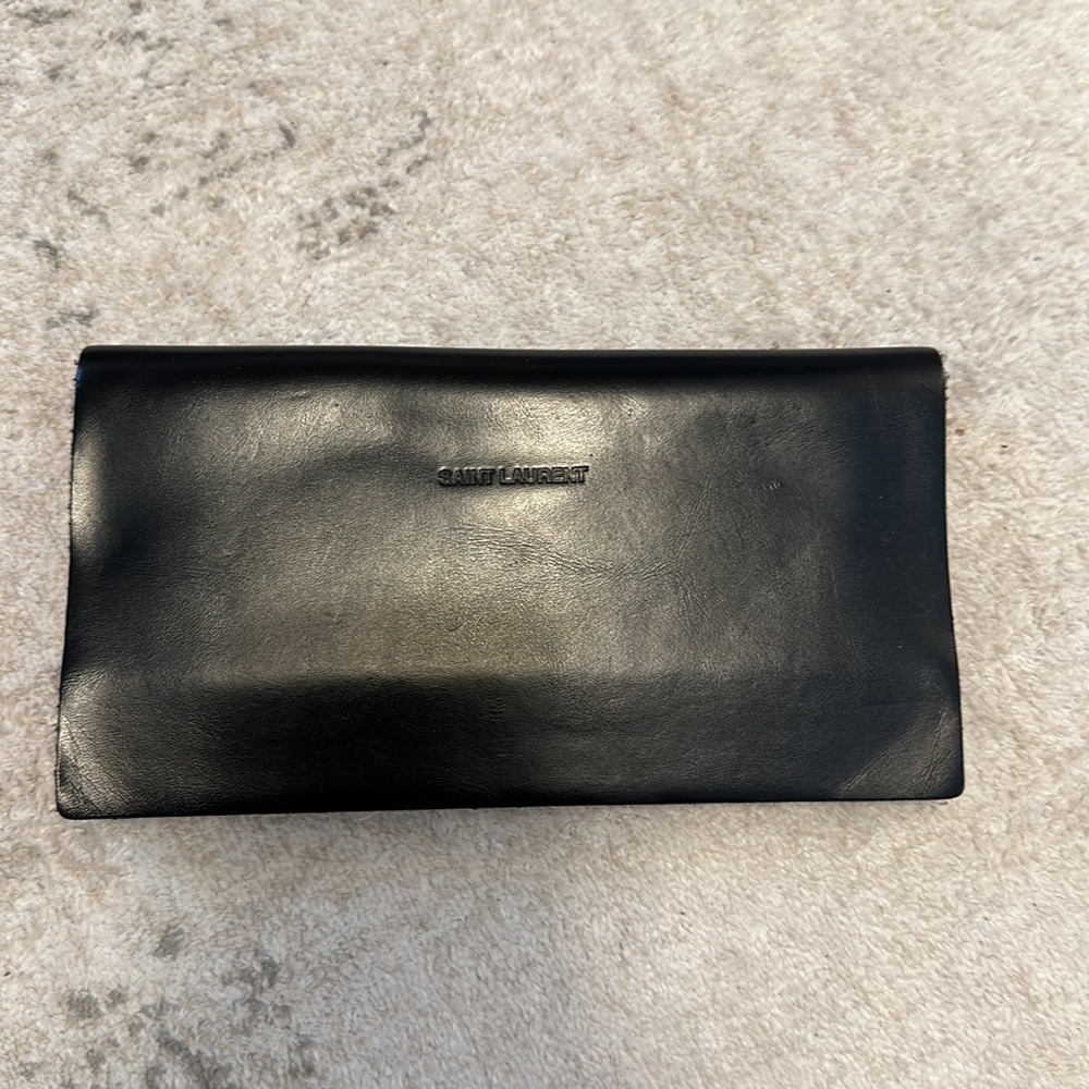 Saint Laurent D-frame acetate sunglasses with case AUTHENTIC - Picture 9 of 11